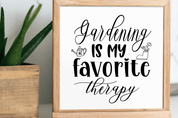 Gardening is My Therapy SVG, Garden Svg Graphics and Crafts