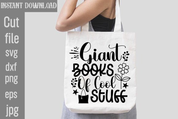 Giant Books of Cool Stuff SVG Cut File Graphics and Crafts