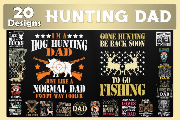 Hunting Dad SVG Bundle Graphics and Crafts Review