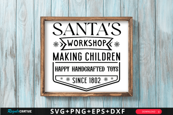 Santa s Workshop Making Children Happy Graphics and Crafts Review