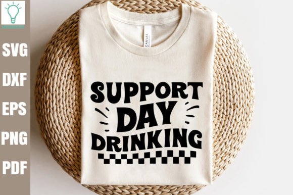 Support Day Drinking Retro SVG Graphics and Crafts Review