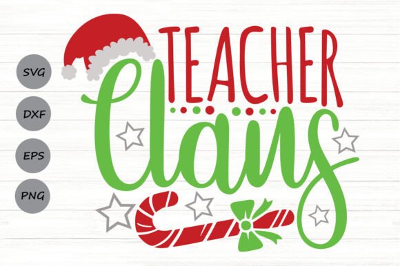 Teacher Claus Svg Graphics and Crafts Review