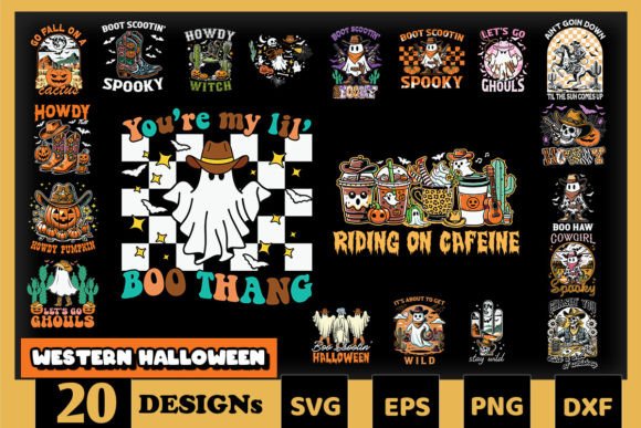 Western Halloween SVG Bundle: Graphics and Crafts for Content Creators